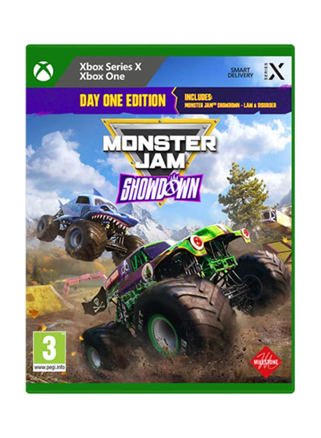 Monster Jam Showdown Day One Edition - Xbox One/Series X - pnsku/N70105695V/45/_/1725291491/fdf36c53-5590-4f7c-b690-e99565695d05