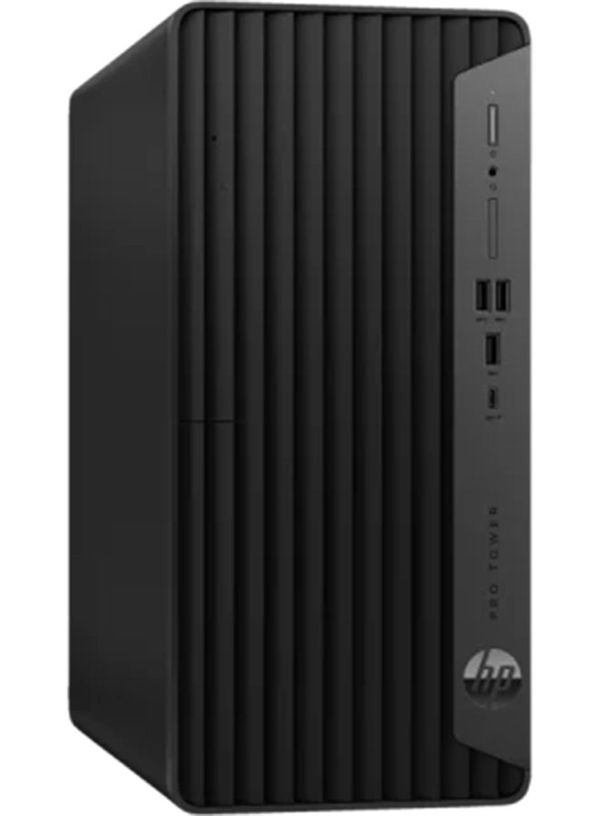 Pro Tower 400 G9 PCI Desktop PC, Intel Core i7-13700, DDR4 8GB 3200MT/s, 512 GB PCIe NVMe SSD, Intel UHD Graphics 770, FreeDOS , HP Wired Keyboard & Mouse, Protected by HP Wolf Security Black