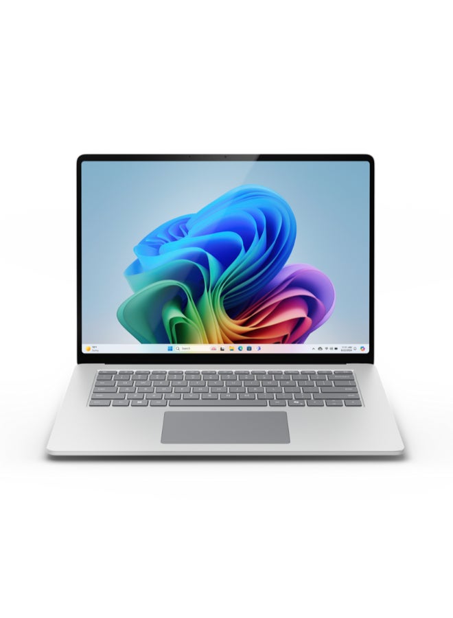 Microsoft Surface Laptop 7 Laptop With 13.8-Inch Display,Snapdragon X Plus Processor/16GB RAM/256GB SSD/Integrated Graphics/Windows 11 English/Arabic Platinum  - Image 1
