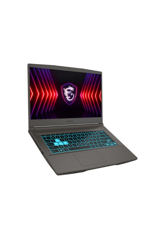 إم اس أي - كمبيوتر محمول رفيع A15 بشاشة مقاس 15.6 بوصة ومعالج Ryzen 7-7735HS وذاكرة وصول عشوائي 16 جيجابايت ومحرك أقراص SSD سعة 512 جيجابايت وبطاقة رسومات Nvidia GeForce RTX 4050 سعة 6 جيجابايت ونظام تشغيل Windows 11 - Image 1