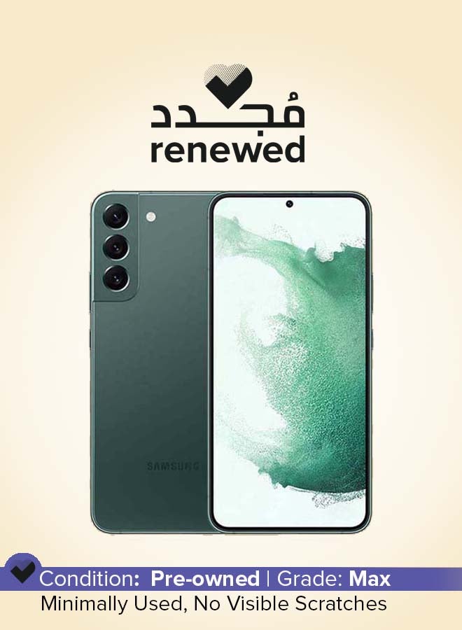 سامسونج تم تجديده - جالكسي S22 بلس شريحة واحدة باللون الأخضر 8 جيجا رام 256 جيجا 5G  - Image 1