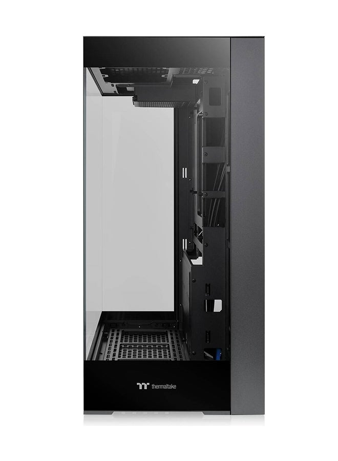 Thermaltake CTE E550 TG Mid Tower ATX Case, 3 Tempered Glass Panels Hidden-Connector Motherboard Support Three-Way VGA Installations Dual Chamber Design Black  - Image 2
