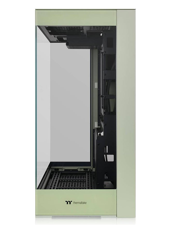 Thermaltake CTE E550 TG Mid Tower ATX Case, 3 Tempered Glass Panels Hidden-Connector Motherboard Support Three-Way VGA Installations Dual Chamber Design Matcha Green  - Image 2