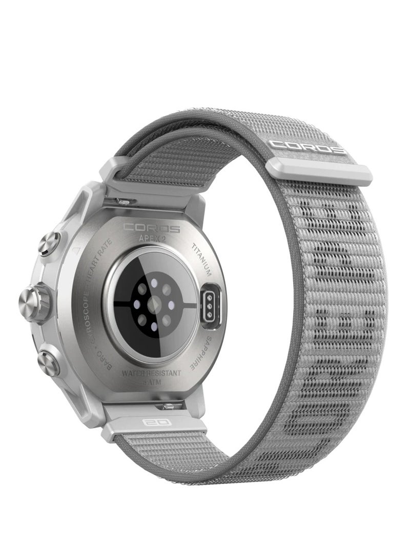 COROS Apex 2 Gps Outdoor Watch,, Premium Gps Sport Watch, Gps Adventure Watch, Heart Rate Monitor Grey  - Image 5