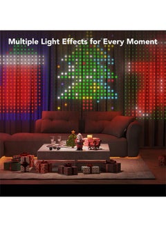Govee Netflix RGBIC Indoor Curtain Lights with 400 LED, 20000 Hrs For LED Lights, Hands-Free Control By App, Supports Alexa & Google Assistant, 1.5mx1.5m Size | H70BCBA1  - Image 3