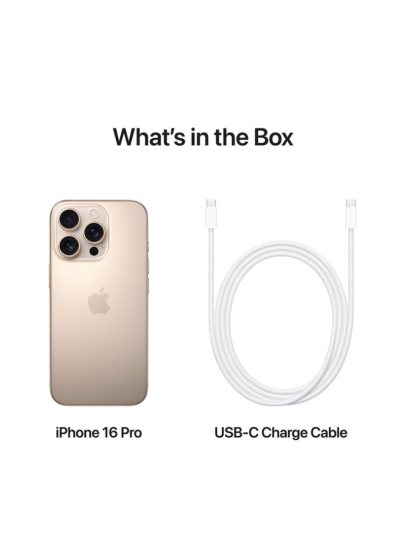 iPhone 16 Pro 256GB Desert Titanium 5G With FaceTime - USA Version (e-SIM only) - pnsku/N70105836V/45/_/1725965008/2b044220-9c06-42ae-b431-c8cd784f6a33