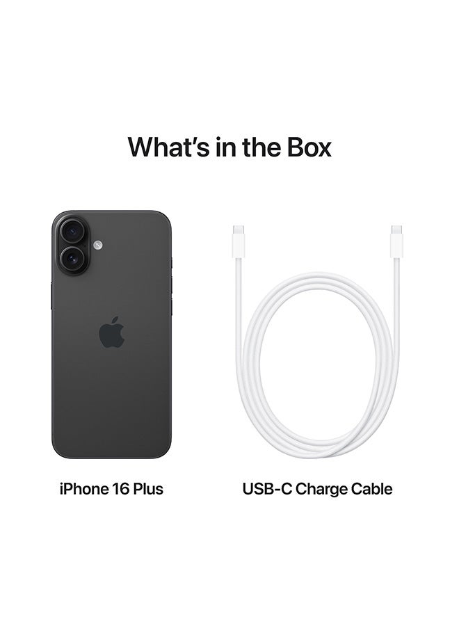 Apple - iPhone 16 Plus 128GB Black 5G With FaceTime - International Version - Image 1