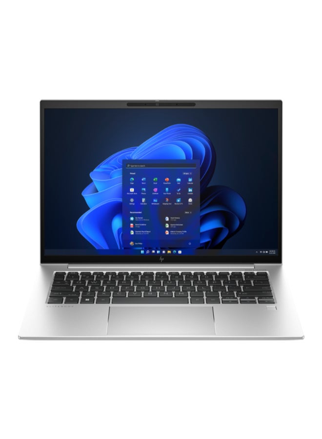 HP 840 G10 PC Wolf Pro Security Edition (Upgraded Version) Laptop With 14-Inch WQXGA Display,Core i7 1335U Processor/32GB RAM/1TB SSD/Windows 11 Pro/819F9EA#ABV English/Arabic silver  - Image 1