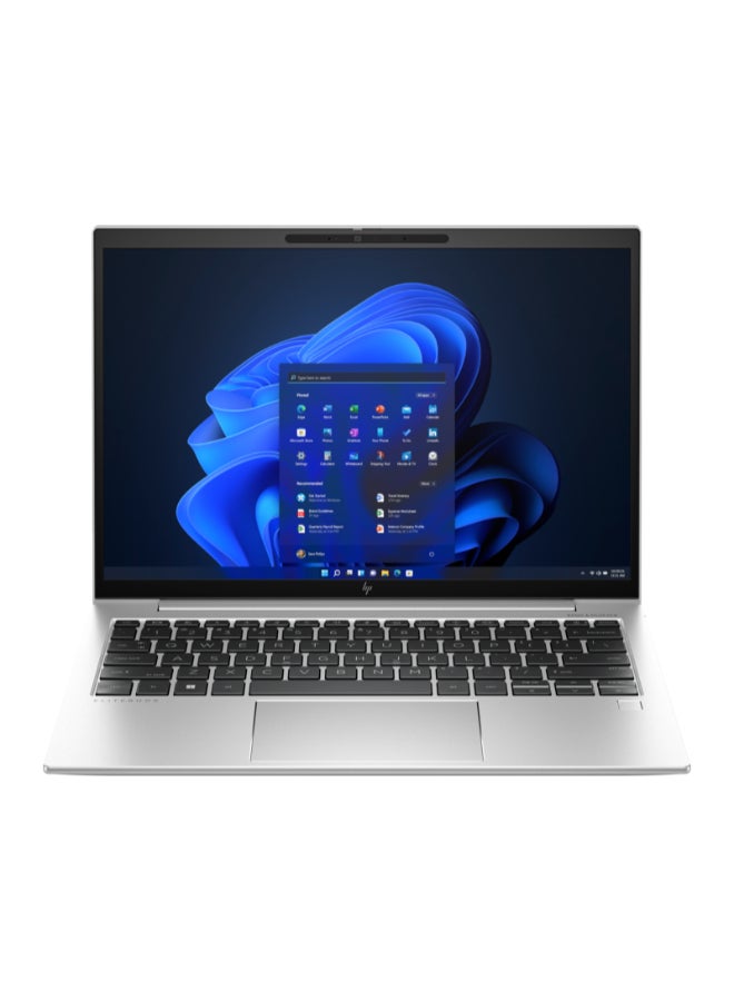 HP (Upgraded Version) EliteBook 830 G10 Notebook PC Wolf Pro Security Edition With 13.3-Inch WUXGA IPS Touch Display,Core i7 1335U Processor/16GB RAM/512GB SSD/Windows 11 Pro/81A35EA#ABV English/Arabic silver English/Arabic silver - Image 1
