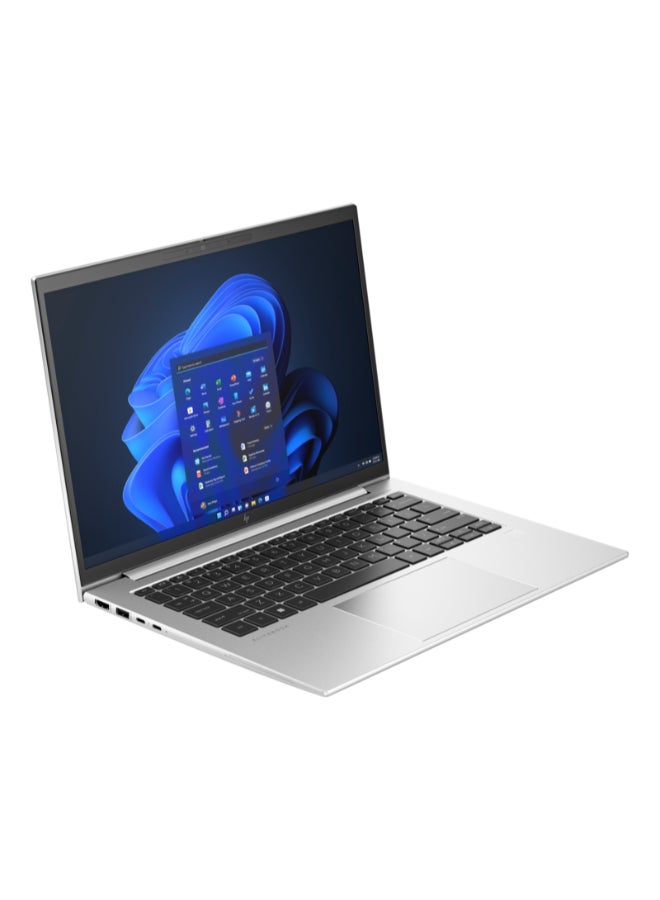 HP EliteBook 1040 G10 Notebook PC Wolf Pro Security Edition Laptop With 14-Inch WUXGA IPS Display, Core i7-1335U Processor/16GB RAM/512GB SSD/Windows 11 Pro/819Z8EA#ABV English/Arabic silver  - Image 3