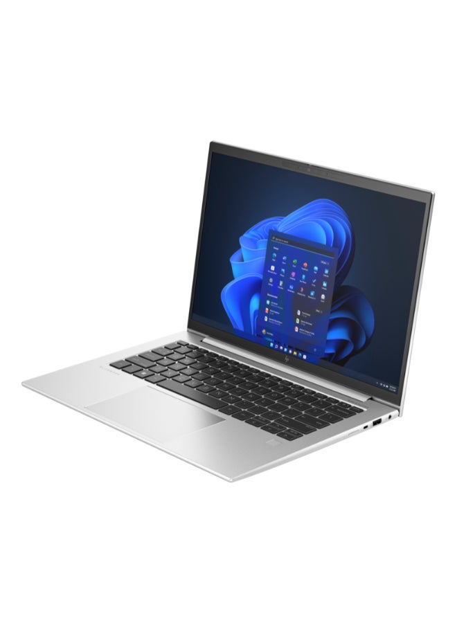 HP EliteBook 1040 G10 Notebook PC Wolf Pro Security Edition Laptop With 14-Inch WUXGA IPS Display, Core i7-1335U Processor/16GB RAM/512GB SSD/Windows 11 Pro/819Z8EA#ABV English/Arabic silver  - Image 2