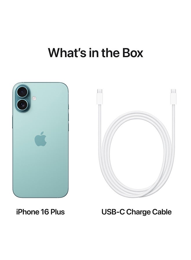 iPhone 16 Plus 128GB Teal 5G With FaceTime - International Version - pnsku/N70105881V/45/_/1725964664/eb561a2a-5cc0-41f7-8581-e6d343b46868