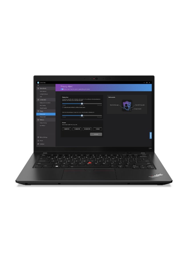 Lenovo (Upgraded Version) ThinkPad L14 Gen 2 Laptop With 14-Inch FHD Display, Core i7 1355U Processor/8GB RAM/512GB SSD/Free DOS/21H10059GR English Black English Black - Image 1