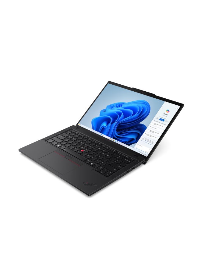 لينوفو - ThinkPad T14 Gen 5 (Upgraded Version) Laptop With 14-Inch WUXGA Display,Core Ultra 7 155H Processor/16GB RAM/512GB SSD/Windows 11 Pro English/Arabic Black - Image 1