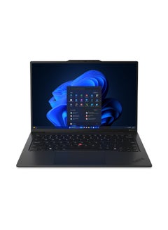 Lenovo ThinkPad X1 Gen 12 Laptop With 14-Inch WUXGA IPS Display,Core Ultra 7 155H Processor/32GB RAM/1TB SSD/Windows 11 Pro/21KC0011GR English/Arabic Black  - Image 1