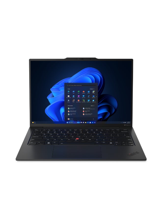 Lenovo ThinkPad X1 Gen 12 Laptop With 14-Inch WUXGA IPS Display,Core Ultra 7 155H Processor/32GB RAM/1TB SSD/Windows 11 Pro/21KC0011GR English/Arabic Black  - Image 1