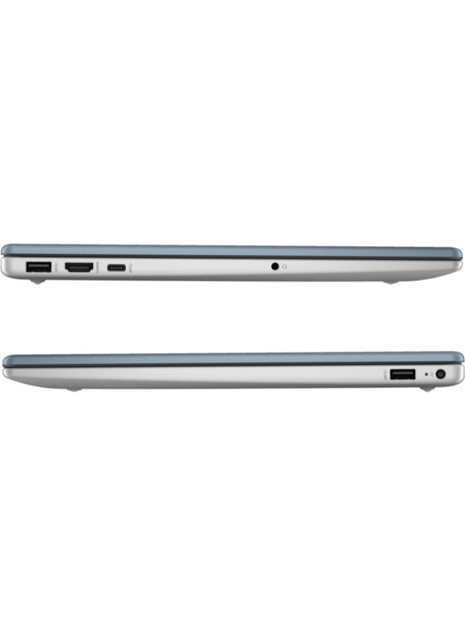 HP 15 FD0020NE (Upgraded Version) Laptop With 15.6-Inch FHD IPS Display, Core i7 1355U Processor/8GB RAM/512GB SSD/Free DOS/91W35EA#ABV English/Arabic silver - Image 4