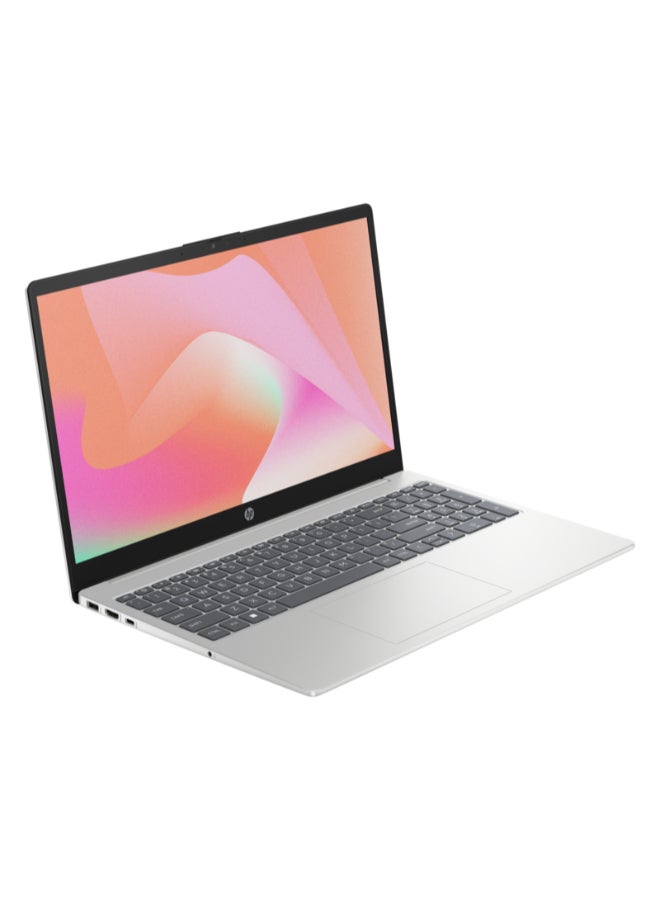 HP - 15 FD0054NE Laptop With 15.6-Inch Display,Core i5 1334U Processor/8GB RAM/512GB SSD/Intel Iris XE Graphics/Free DOS English silver - Image 1