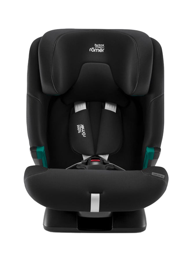 بريتاكس رومر - Advansafix Pro Car Seat For 15 Months To 12 Years, Forward Facing, Isofix 5 point Safety Harness - I-Size Safety Standards - Space Black - Image 1