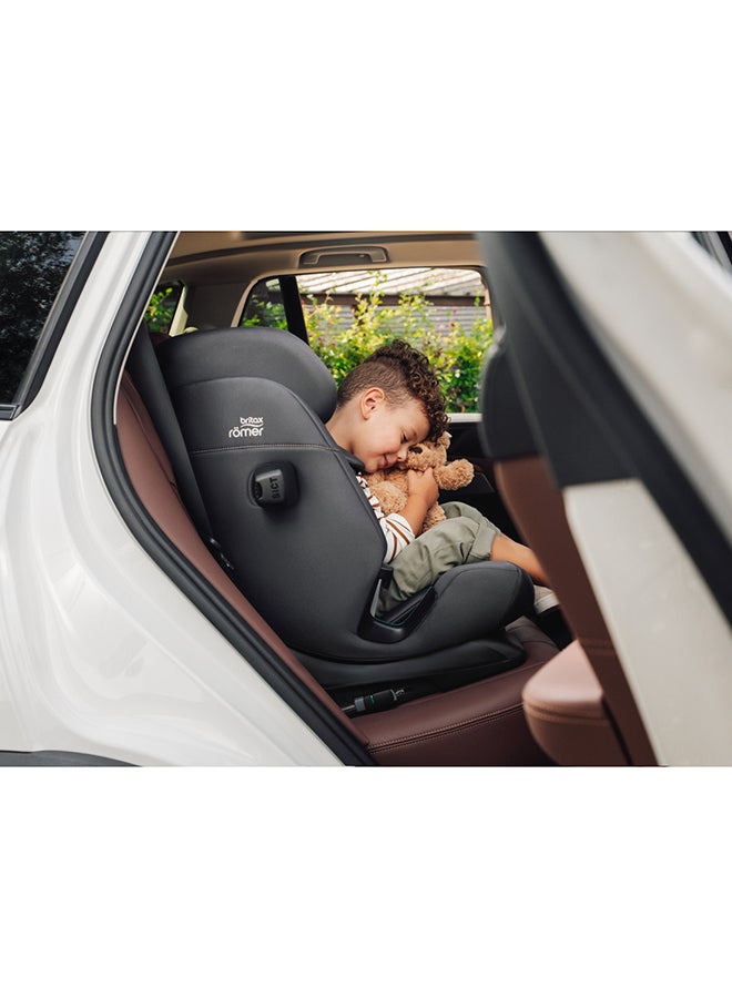بريتاكس رومر - Advansafix Pro Car Seat For 15 Months To 12 Years, Forward Facing, Isofix 5 point Safety Harness - I-Size Safety Standards - Space Black - Image 1