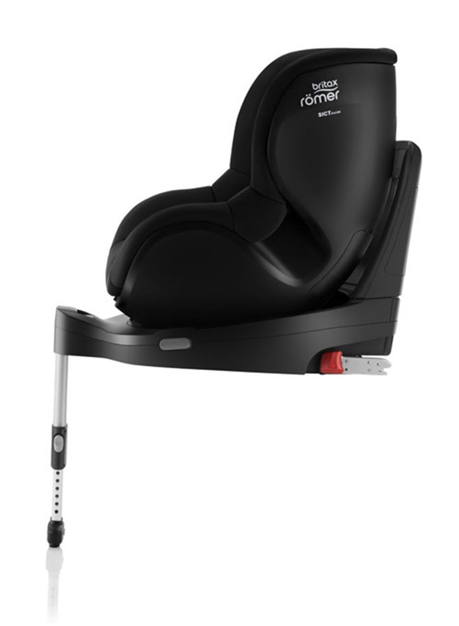بريتاكس رومر Dualfix Pro M Car Seat For 3 Months To 4 Yrs, Forward And Rear Facing, Multi-Recline, Extra Safe 5-Point Harness, 360 degree Rotation - Space Black - Image 5