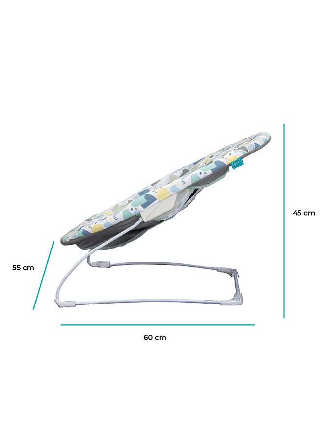 Moon Hop And Lean Bouncer Balance Support Baby Carrier And Crib Infants Baby Swing, Grey - Image 3