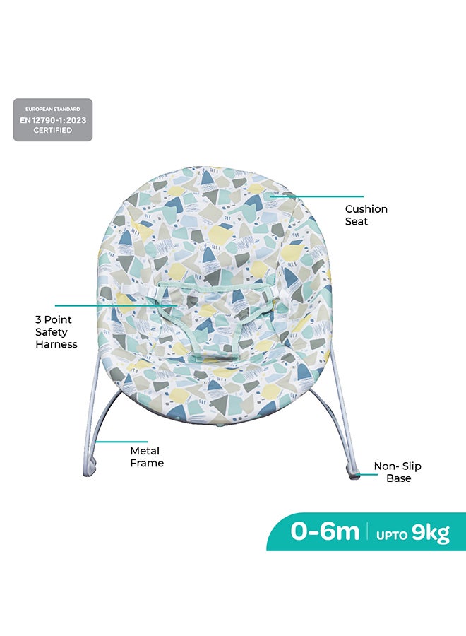 Moon Hop And Lean Bouncer Balance Support Baby Carrier And Crib Infants Baby Swing, Grey - Image 2
