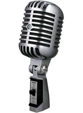 Shure 55SH Series II, Unidyne Vocal Microphone, Cardioid Directional Pattern, Classic Design, for Live Performance, Studio & Podcast, Silver 55SH Series II Silver - pnsku/N70105956V/45/_/1725346926/c9e528a4-d734-4b90-83f4-b4315b7c2d05