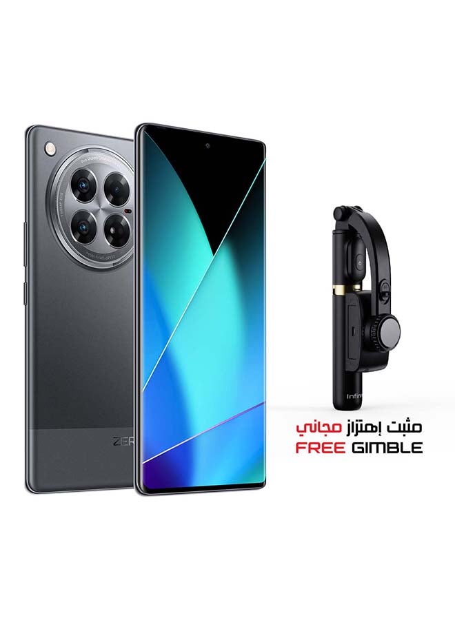 Infinix Zero 40 Dual SIM Rock Black 12+12GB RAM 512GB 5G - KSA Version With Free Gimbal  - Image 1