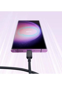 JOYROOM S-A14 Multi-Color Series 60W U Fast Charging Data Cable, Type C to Type C -1.2m Black  - Image 3
