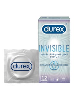 دوريكس Invisible Extra Lube Condom 12S 