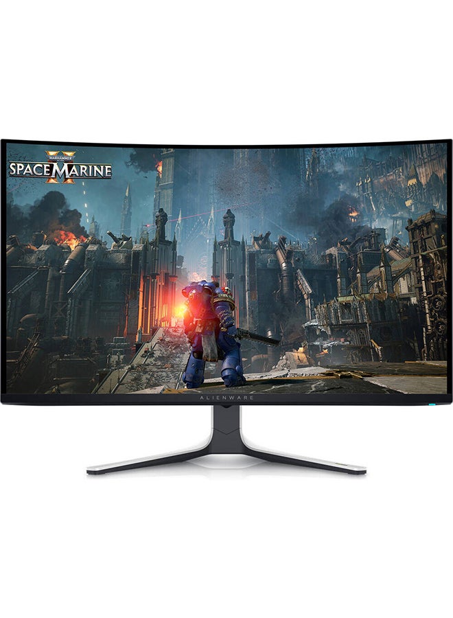 DELL - Alienware AW3225QF 32" 4K QD-OLED Curved Gaming Monitor, 4K UHD 3840x2160 @ 240Hz, 0.03ms G-to-G, AdaptiveSync & NVIDIA G-Sync, 1Bn Colors, DCI-P3 99% Dolby Vision, DP 1.4 / HDMI 2.1, USB-C Black - Image 1
