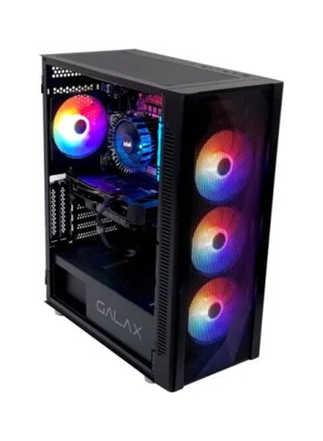 Gaming PC Bundle with 40 Series GPU: Intel Core i5 14400F, Nvidia RTX 4060 OC 8GB, 32 RAM 3200Mhz, 1TB SSD, 650W PSU + 24 Inch 144Hz Monitor + Gaming Keyboard Mouse & Headset, Wi-Fi, Win 11 Black