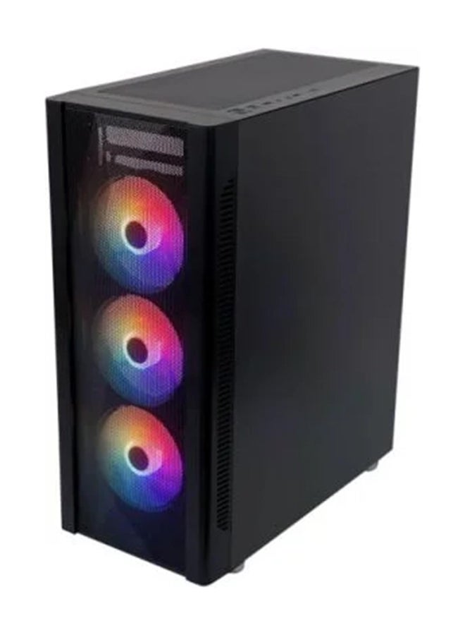 Gaming PC Bundle with 40 Series GPU: Intel Core i5 14400F, Nvidia RTX 4060 OC 8GB, 32 RAM 3200Mhz, 1TB SSD, 650W PSU + 24 Inch 144Hz Monitor + Gaming Keyboard Mouse & Headset, Wi-Fi, Win 11 Black