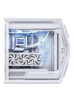 أسوس White Edition Design PC, With ASUS TUF VG27AQML1A-W 240Hz Monitor, Powered by ASUS AMD Ryzen 9 9900X, 64 GB RAM, RTX 4080 Super 16GB White  - Image 3