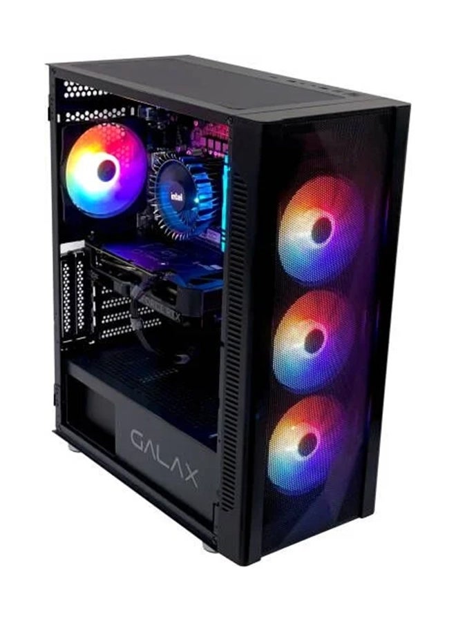 MSI - Gaming PC Bundle with 40 Series GPU: Intel Core i5 14400F, Nvidia RTX 4060 OC 8GB, 32 RAM 3200Mhz, 1TB SSD, 650W PSU + 24 Inch 144Hz Monitor + Gaming Keyboard Mouse & Headset, Wi-Fi, Win 11 Black - Image 1