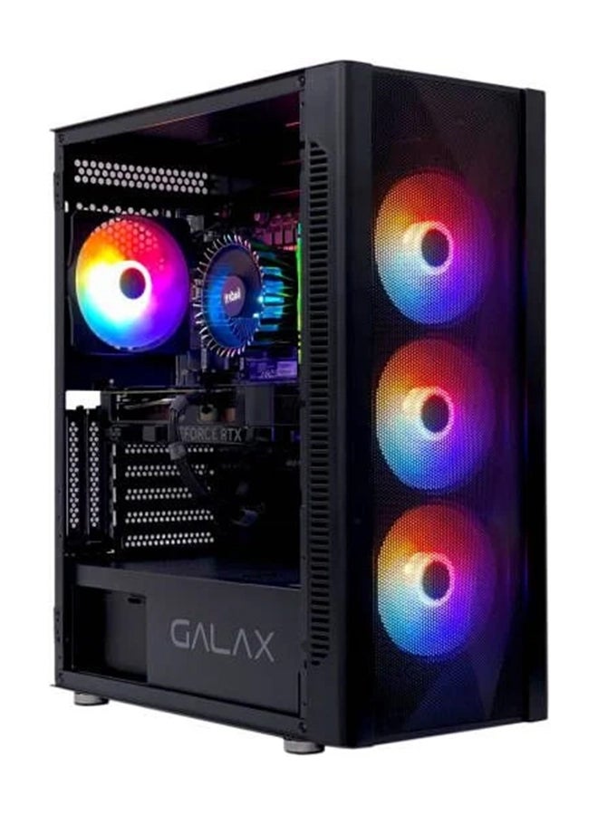 MSI - Gaming PC Bundle with 40 Series GPU: Intel Core i5 14400F, Nvidia RTX 4060 OC 8GB, 32 RAM 3200Mhz, 1TB SSD, 650W PSU + 24 Inch 144Hz Monitor + Gaming Keyboard Mouse & Headset, Wi-Fi, Win 11 Black - Image 1