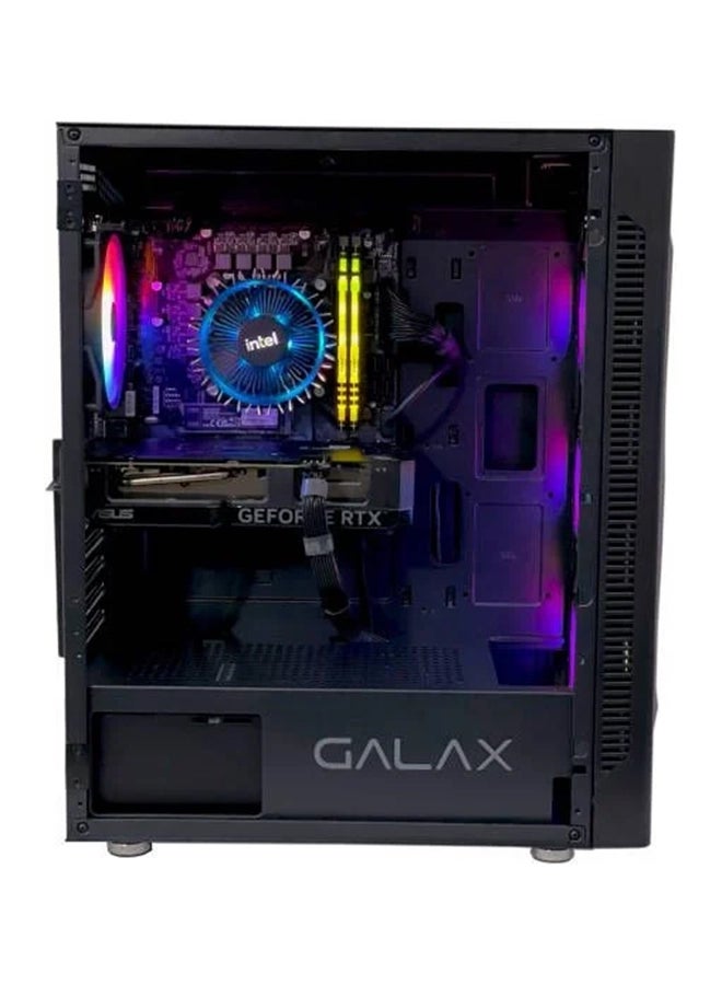 MSI - Gaming PC Bundle with 40 Series GPU: Intel Core i5 14400F, Nvidia RTX 4060 OC 8GB, 32 RAM 3200Mhz, 1TB SSD, 650W PSU + 24 Inch 144Hz Monitor + Gaming Keyboard Mouse & Headset, Wi-Fi, Win 11 Black - Image 1