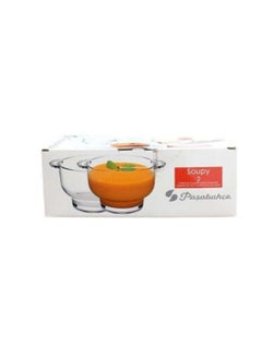 باساباتشي Pasabahce Soupy Bowl Set of 2 bowls, (275ml), Bulgarian Made  - Image 5
