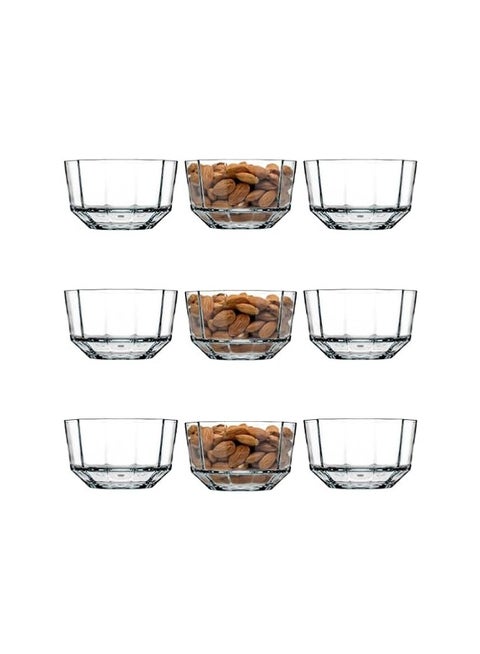Pasabahce Prisma Bowl Set of 6 bowls, (110mm 4 1/4), Turkey Made