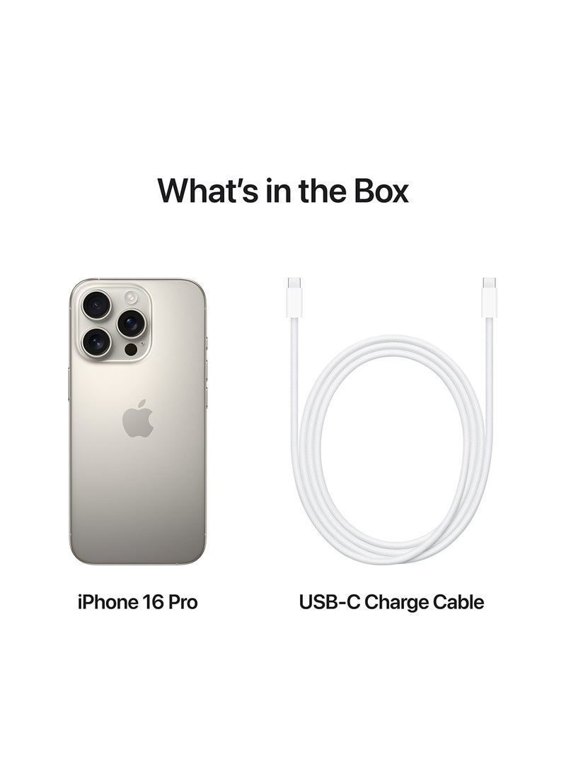 Apple - iPhone 16 Pro 256GB Natural Titanium 5G With FaceTime - International Version - Image 1