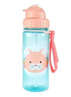 Skip Hop Zoo Straw Bottle - Cat  - Image 2