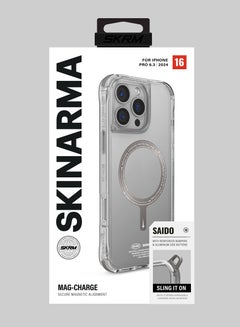 Skinarma SAIDO Mag-Charge For iPhone 16 Pro / 6.3 Titanium  - Image 3