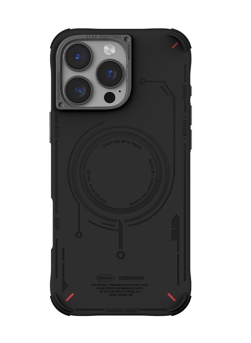 Skinarma MECHA KOBAI Mag Charge For For iPhone 16 Pro / 6.3 Black - Image 2