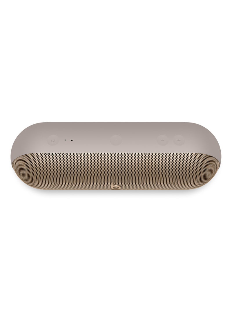 beats - Pill – Wireless Bluetooth Speaker and Portable Charger via USB-C – Up to 24 Hours Battery Life, IP67 Water Resistant, Apple & Android Compatible, Built-in Microphone Champagne Gold - Image 1
