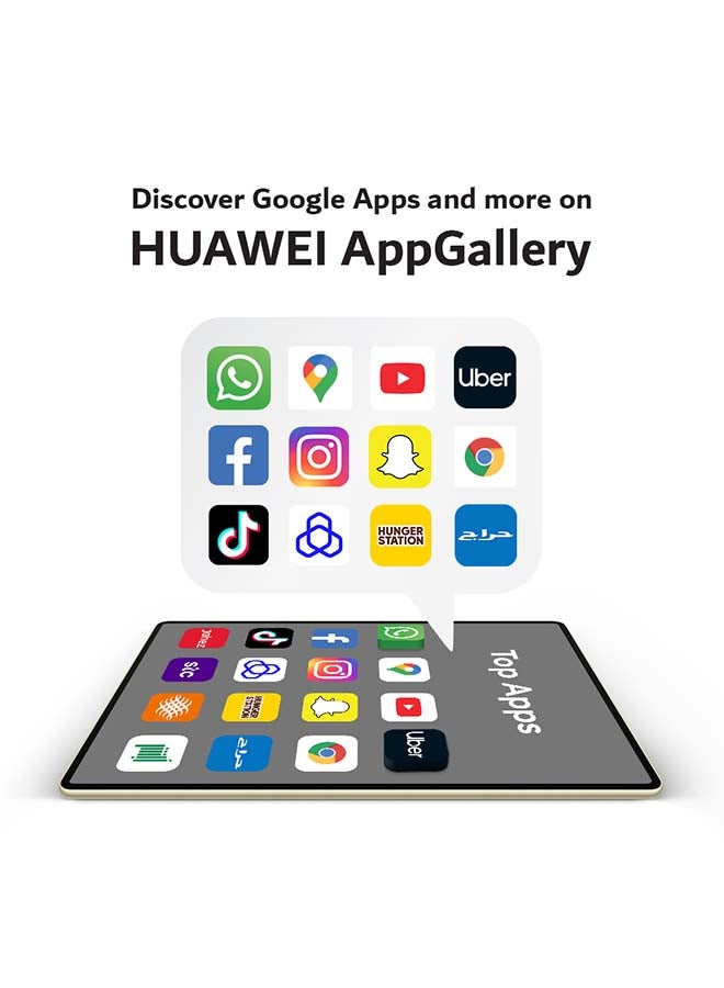 HUAWEI - MatePad Pro With 12.2 Inch Tablet Paper Matte Edition Premium Gold 12GB RAM 512GB Wifi -  Middle East Version With White Keyboard Inbox And M-Pencil/Bluetooth Mouse/Fashion Backpack/3 Years Warranty - Image 1