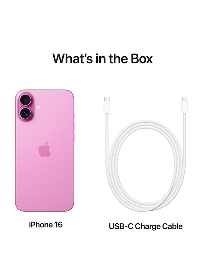 Apple - iPhone 16 128GB Pink 5G With FaceTime - International Version - Image 1