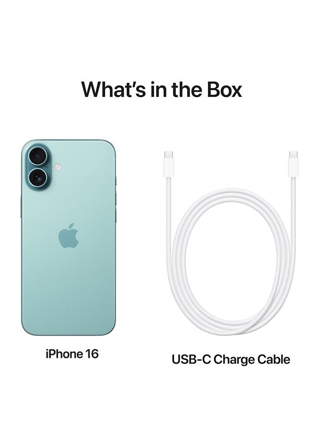 Apple - iPhone 16 256GB Teal 5G With FaceTime - International Version - Image 1