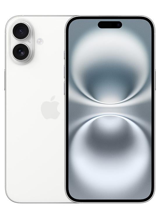 ابل  آيفون 16 سعة 256 جيجابايت باللون الأبيض 5G مع FaceTime - النسخة الدولية - Image 1