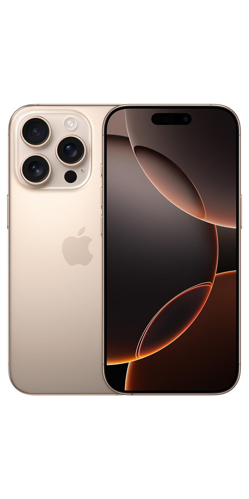 ابل  آيفون 16 برو 256 جيجا بايت تيتانيوم صحراوي 5G مع فيس تايم - النسخة العالمية - Image 1